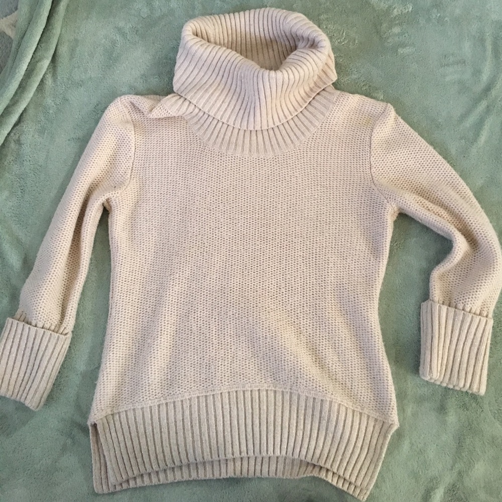 Pink w gold shimmer sweater