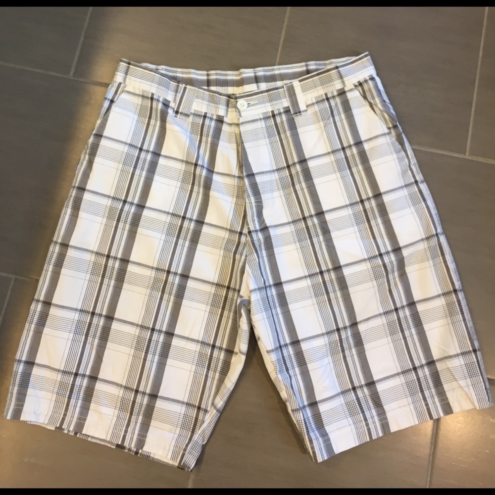Men's plaid shorts