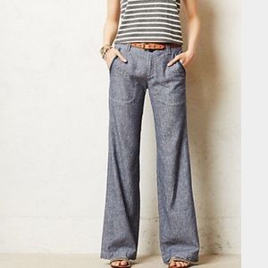 Anthropologie Pilcro Linen Pants
