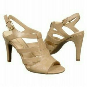 Franco Sarto tan high heels