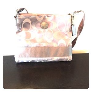 Large Coach cross body bag