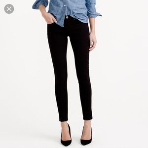 J. Crew black toothpick jeans