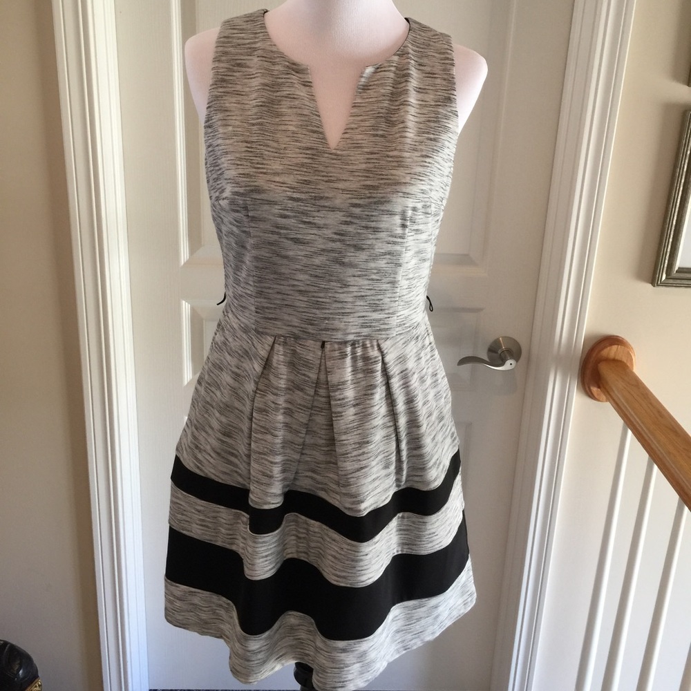 Gray Knit Dress