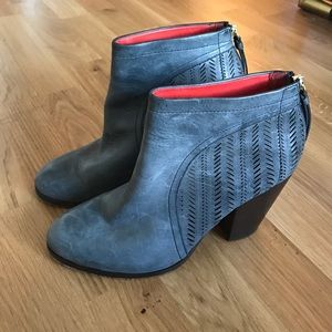 Coach leather booties