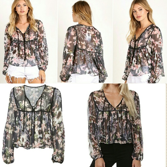 New auguste the label boho is best moonflower top - Picture 5 of 9