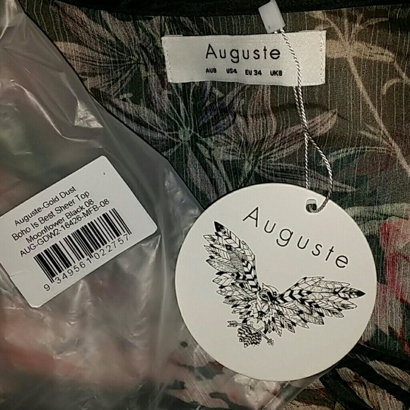 New auguste the label boho is best moonflower top - Picture 8 of 9