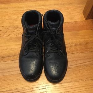 Women's skechers black work boots size 7