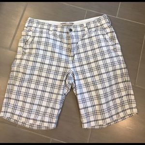 Men's plaid shorts