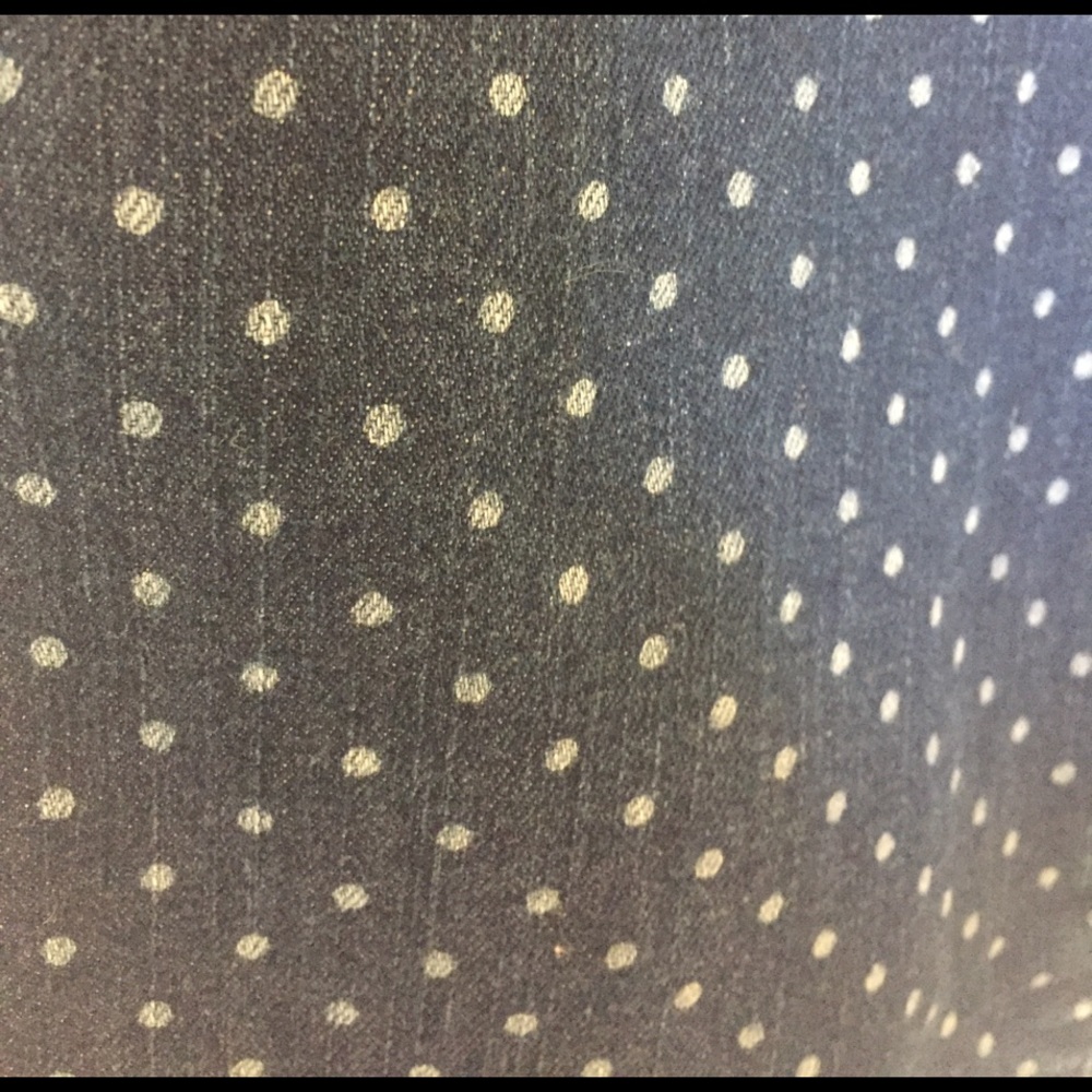 Polka Dot Jeans - Ankle Skinny Size 6