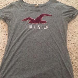 Gray hollister shirt. Size Large