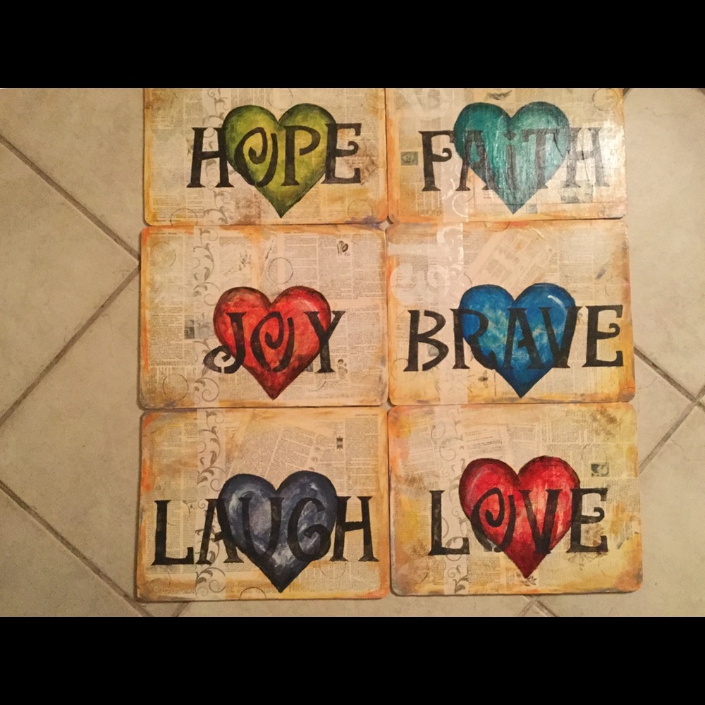 Unfinished wood for craft projects / placemats