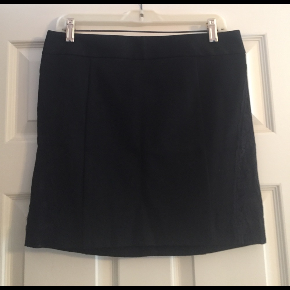 Black Express mini skirt