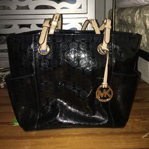 Jet Set Logo Shiny Tote