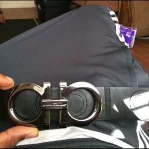 Black on black limited time ferragaumo belt
