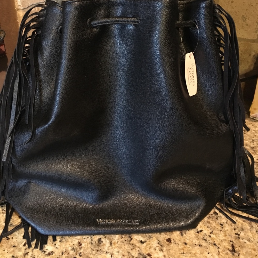 Victoria secret fringed backpack