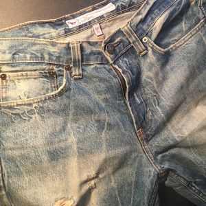 Bullhead Slim White Washed Jeans 32X30