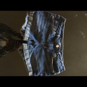 Denim shorts