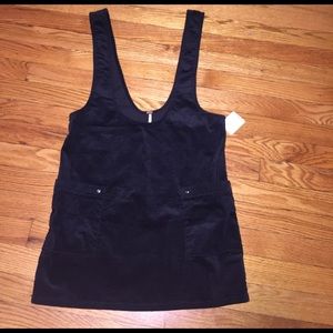 Free people corduroy overall skirt