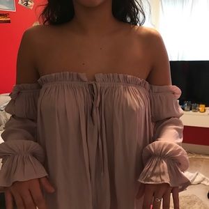 Adorable off the shoulder top