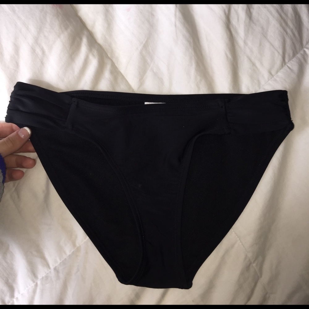 Black swimsuit bottoms