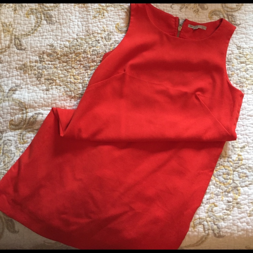 Scarlet Red Gap Shift Dress