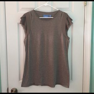 Vera Wang Beige Top NWOT
