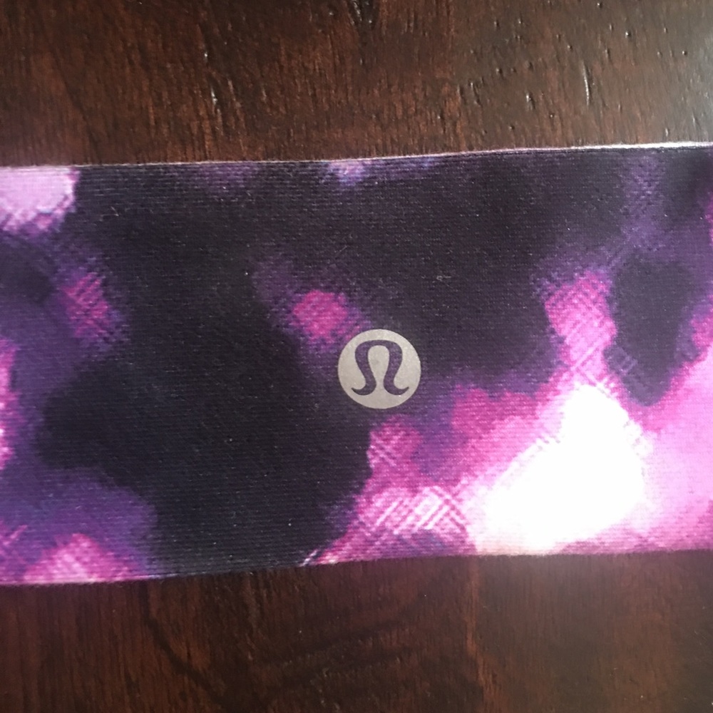 Purple lululemon headband