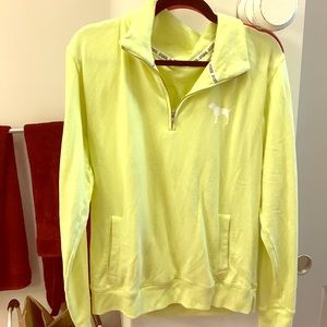 VS Pink Quarter Zip Sweatshirt