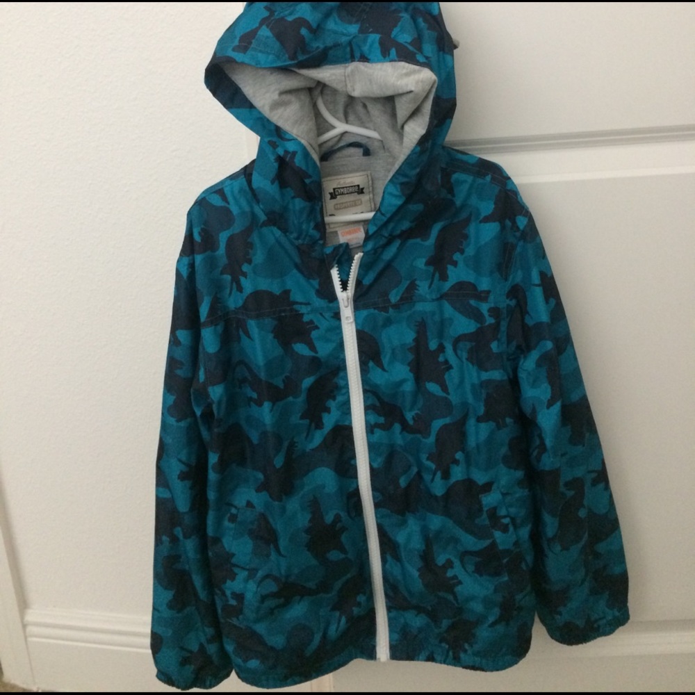 Gymboree lined windbreaker- dinosaurs