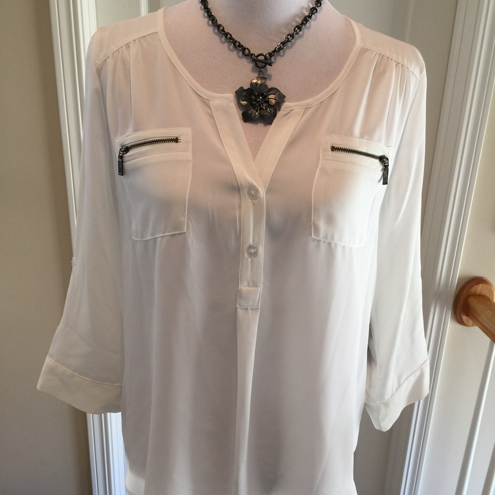 Sheer White Top