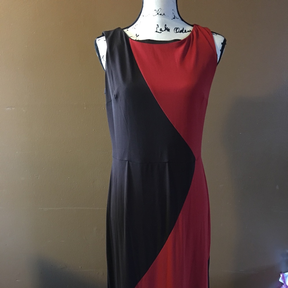 SANDRA DARREN EXTRA LONG MAXI DRESS