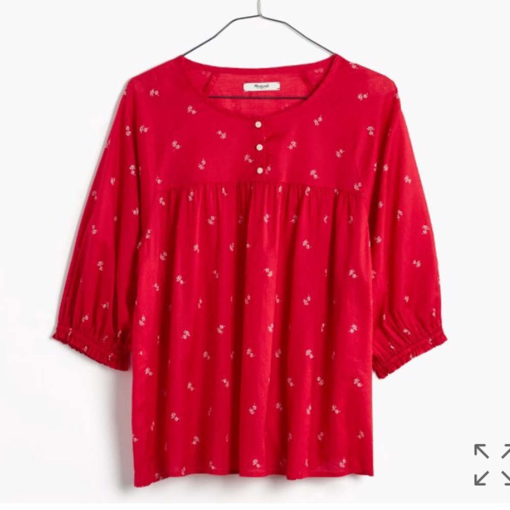 [SOLD] Madewell Peasant Boho Top
