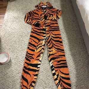 Nick and Nora tiger onesie