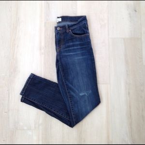 Halogen Distressed Girlfriend Jeans sz 26