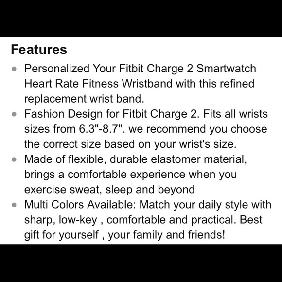 Fitbit Charge 2 band - Picture 4 of 4