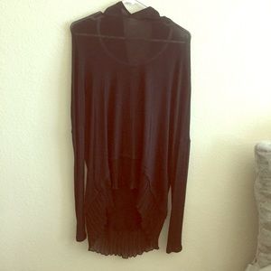 Hollister black thin hoodie