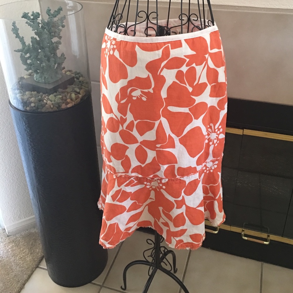 🌺Adorable Vintage J. Crew Hawaiian print skirt🌺