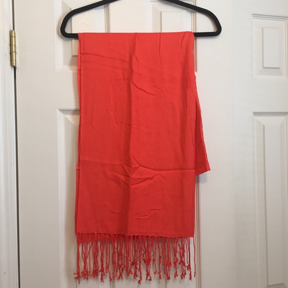 Vibrant Orange Pashmina