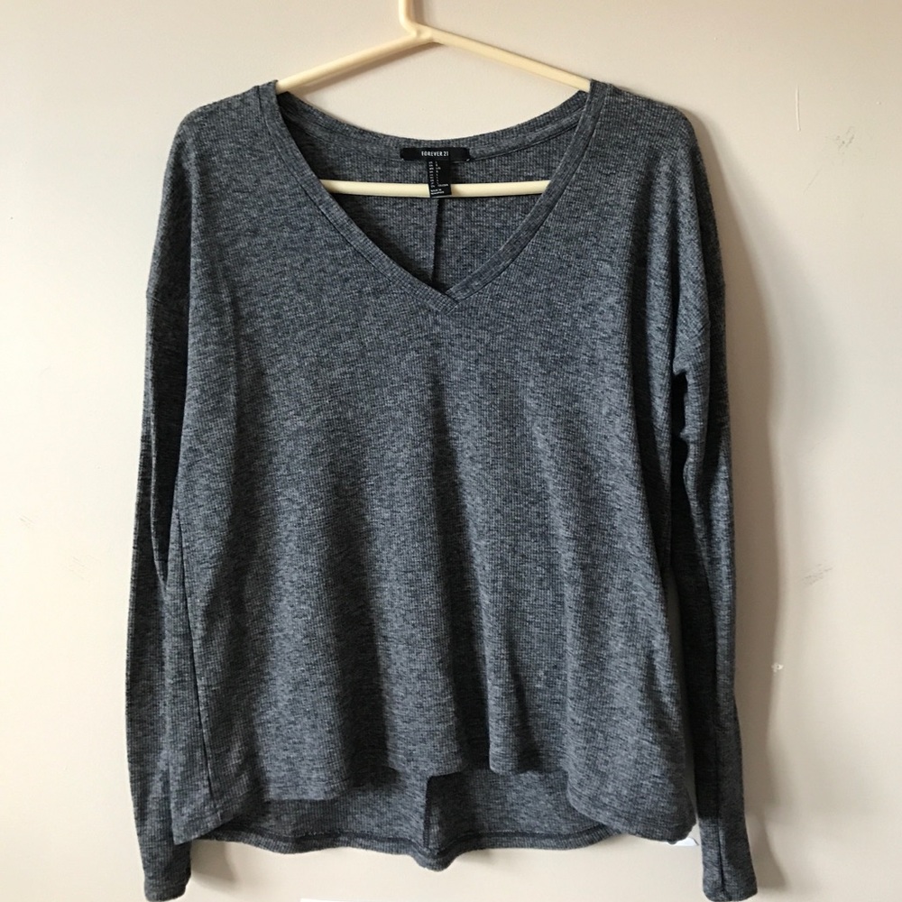 Long Sleeve Gray Sweater