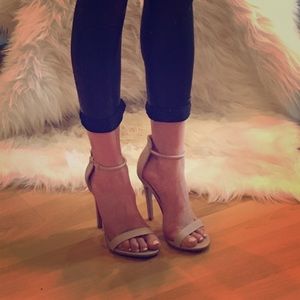 Brand New Boohoo Strappy Heels in Nude