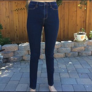 Dark blue A&F skinny jeans