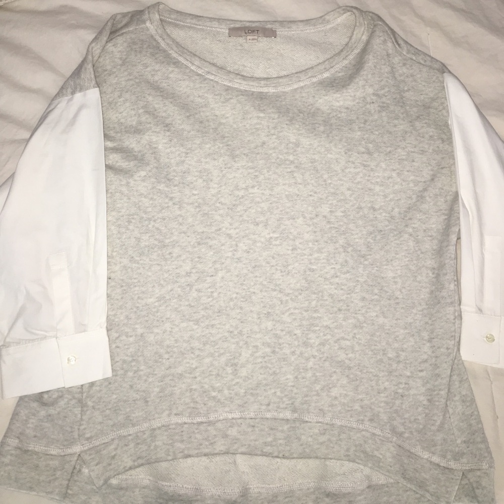 Sweater w/ button down sleeves