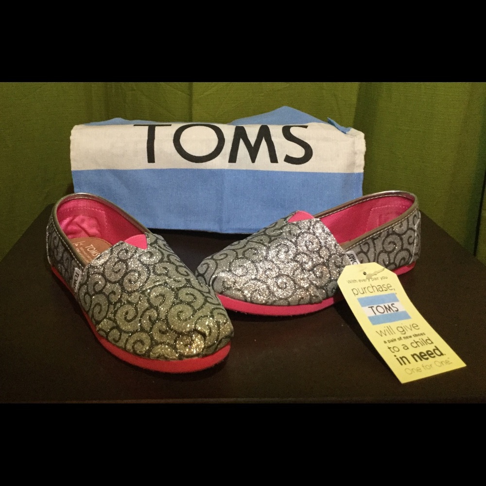 Toms Classics Silver Swirl Pattern