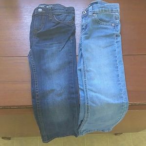 NWOT little girls jeans 2 pairs