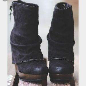 Suede Booties