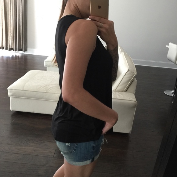 1 LEFT! Black Choker Tank - Picture 3 of 4