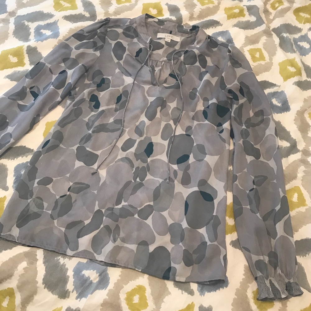 Loft sheer blouse