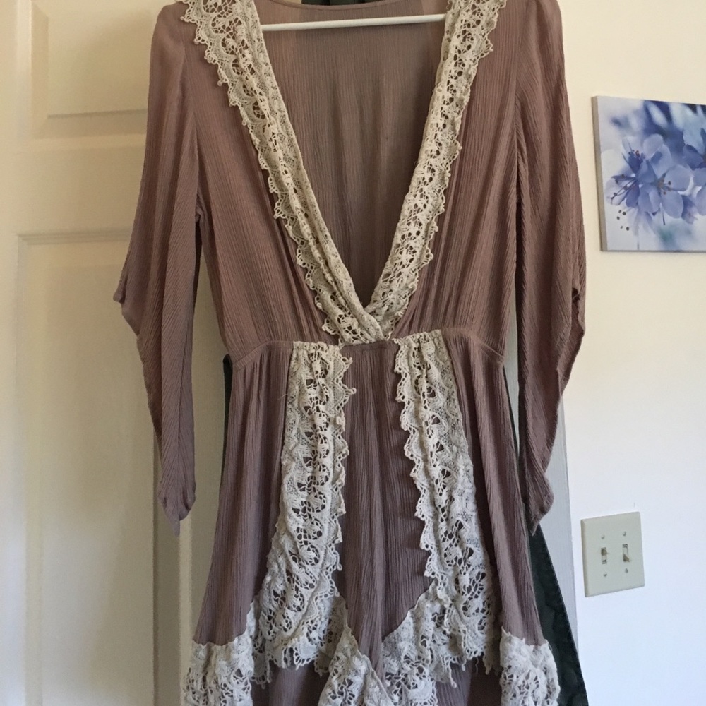 Laced romper
