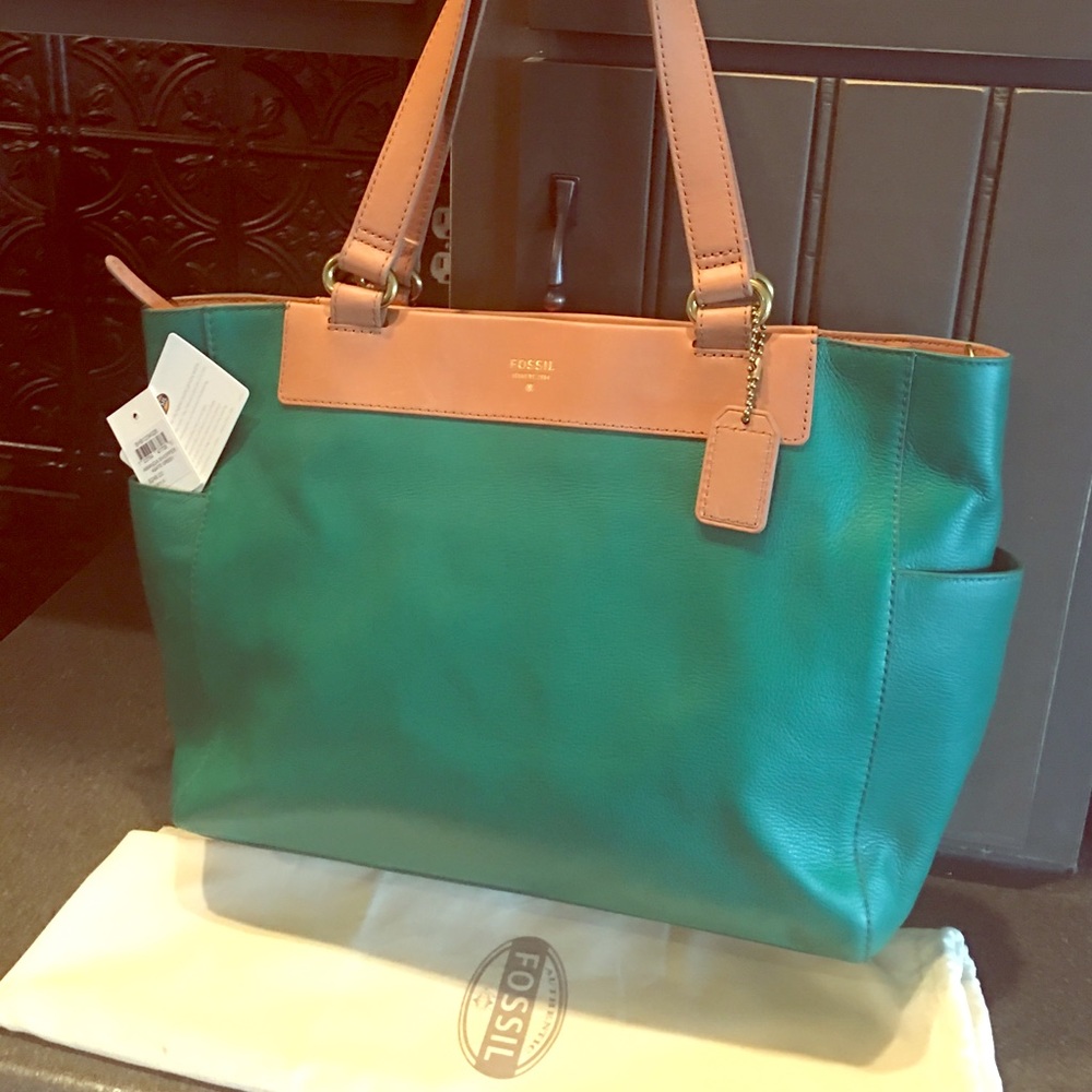 Fossil Amanda Shopper Agate Green