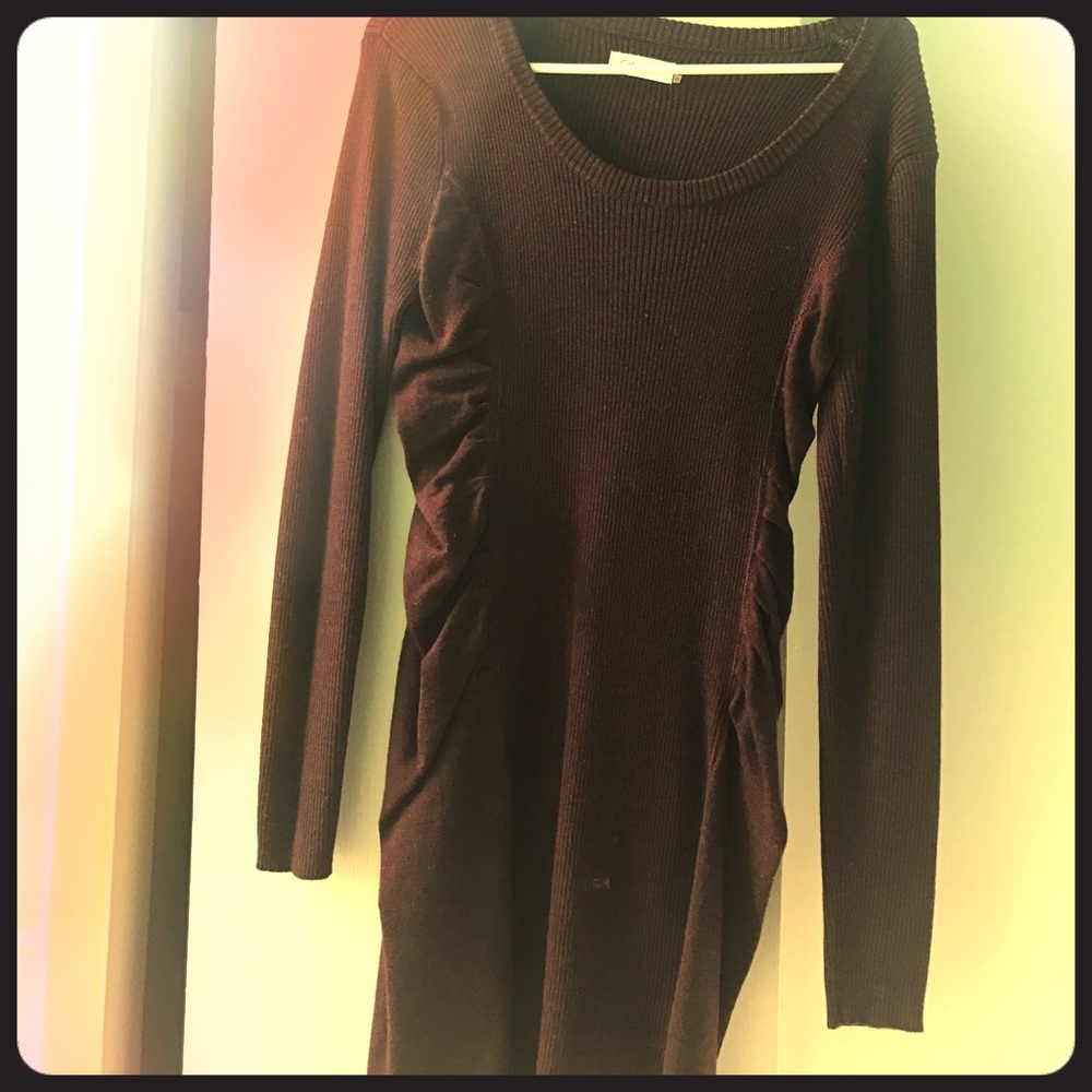 Calvin Klein Sweater dress size M.Burgundy